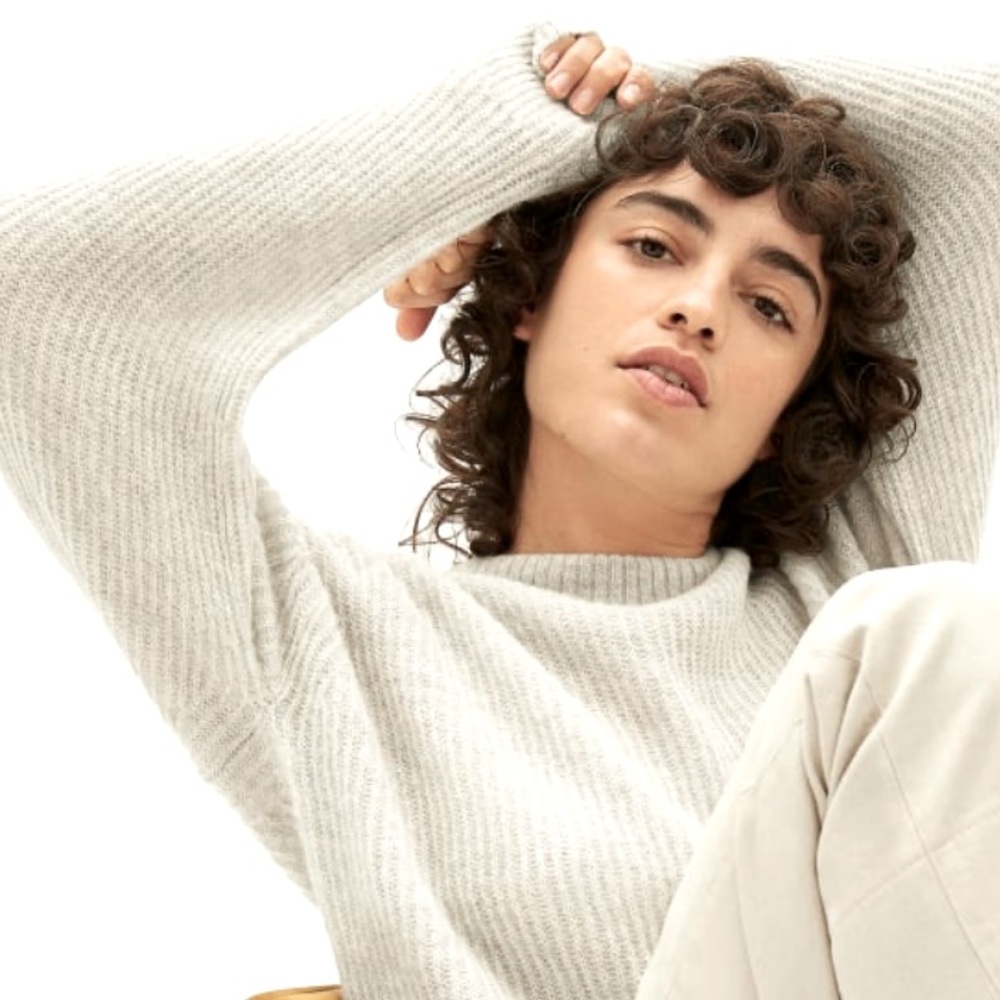 Everlane Alpaca Crewneck sweater excellent preowned condition size Medium